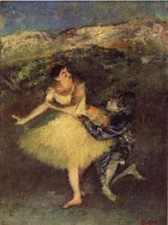 Edgar Degas Harlequin and Colombine oil painting picture